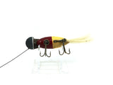 Creek Chub 5600 Dinger in Red Head/White Color 5602 - Vintage Wooden Version