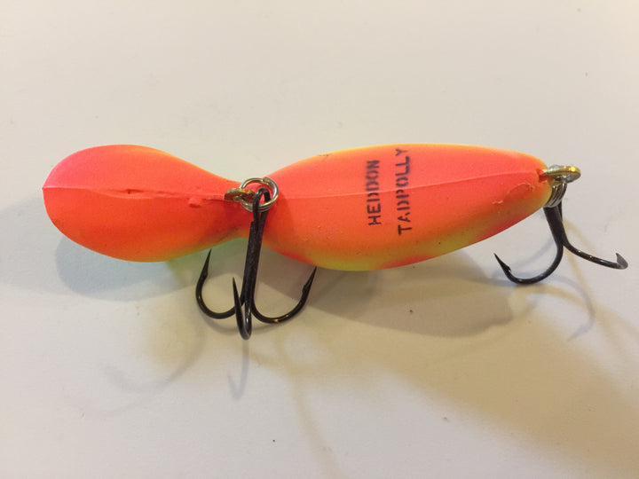 Heddon Tadpolly Clatter Tad Orange Yellow Spotted