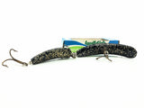 Pre Luhr-Jensen Kwikfish K18J Jointed BS Black/Silver Specks Color New in Box Old Stock