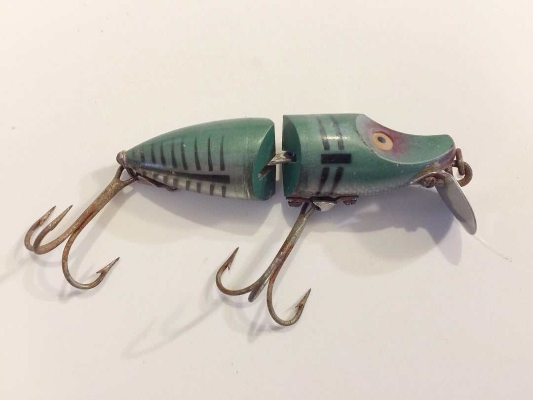 Heddon Jointed River Runt Sinker Spook Green Shore Color
