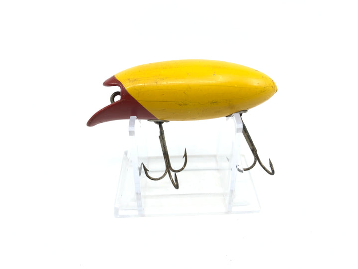 Carter's Best Ever Vintage Wooden Lure Yellow and Red