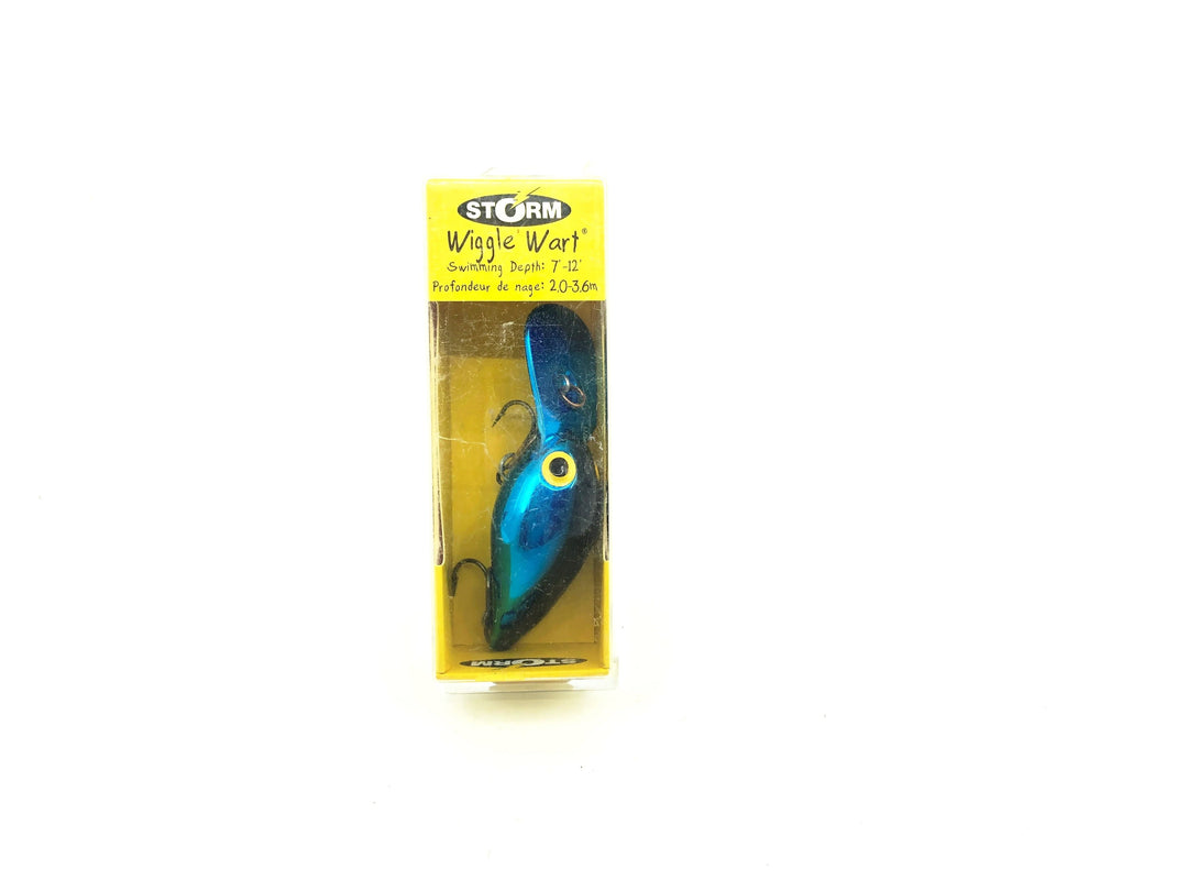 Storm Wiggle Wart #102 Metallic Blue Color Pre Rapala/Transitional New in Box