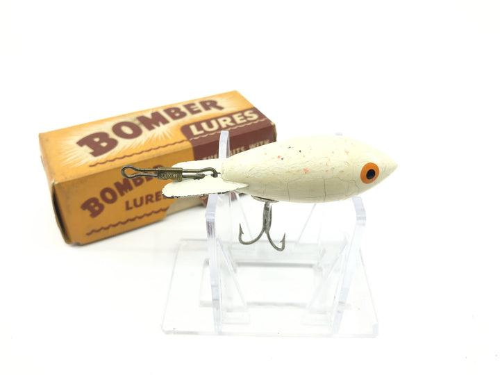 Vintage Wooden Bomber Small Size White Color with Box