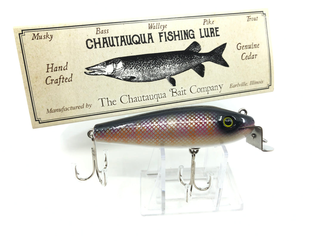 Chautauqua Wooden Wiggler Custom Color Twilight Custom Lure