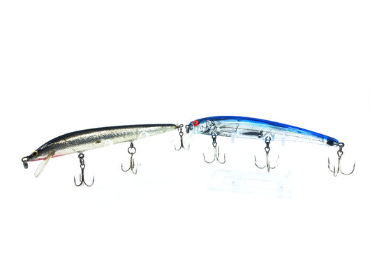 Two Unmarked Minnow Crank Baits Great Color