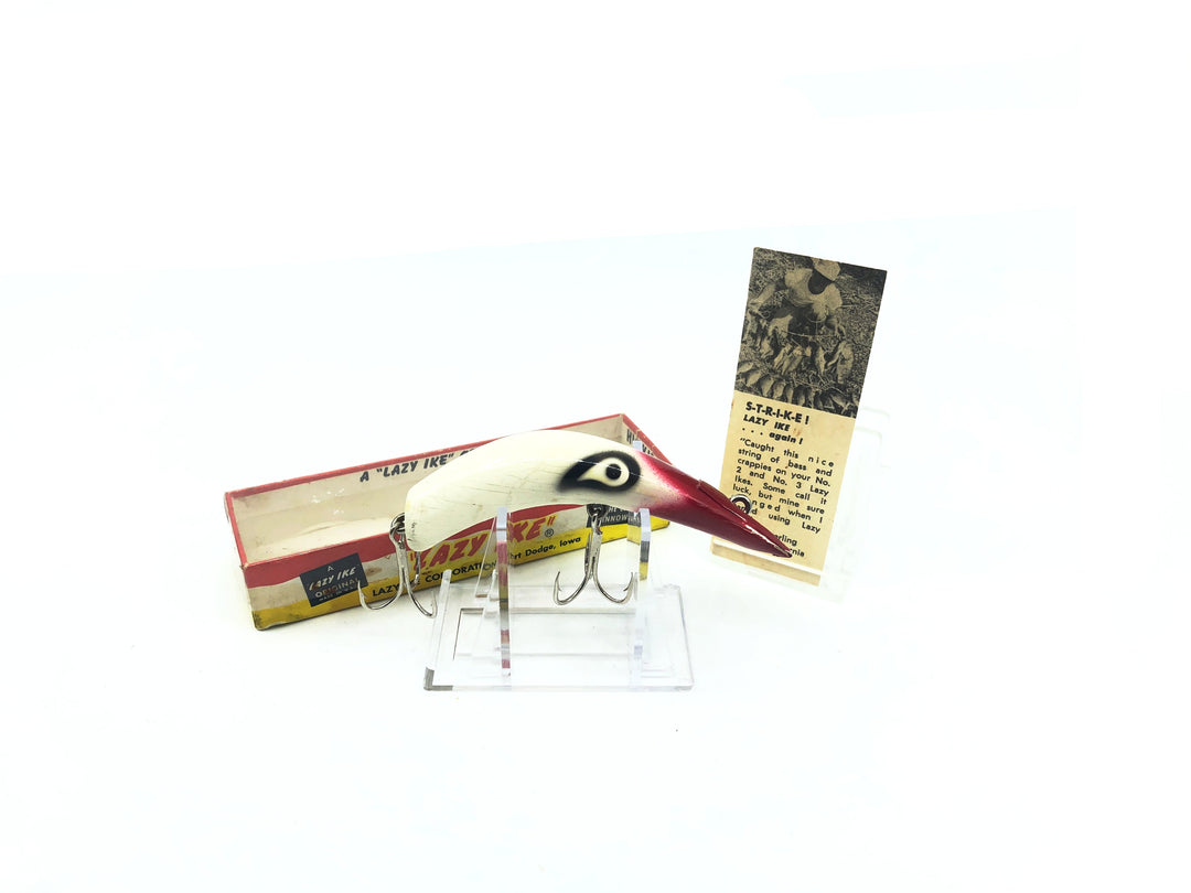 Wooden Lazy Ike Husky Ike KL-41 RW Red and White Color with Box