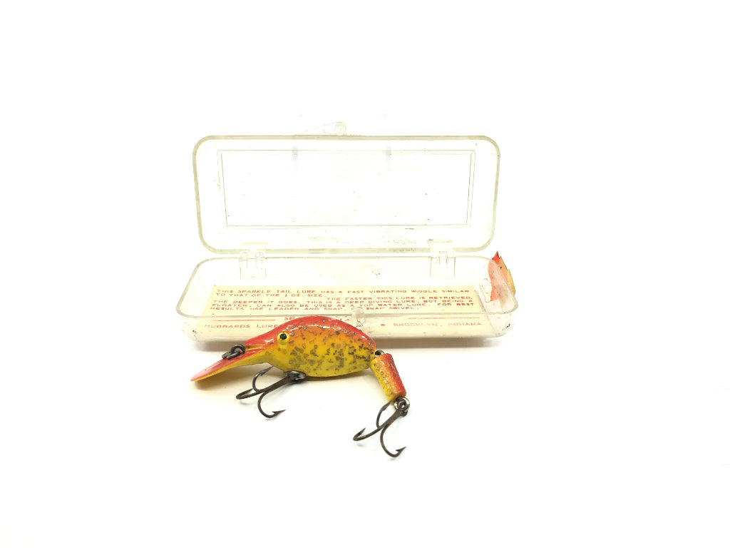 Vintage Hubbard Sparkle Tail Yellow and Red with Box
