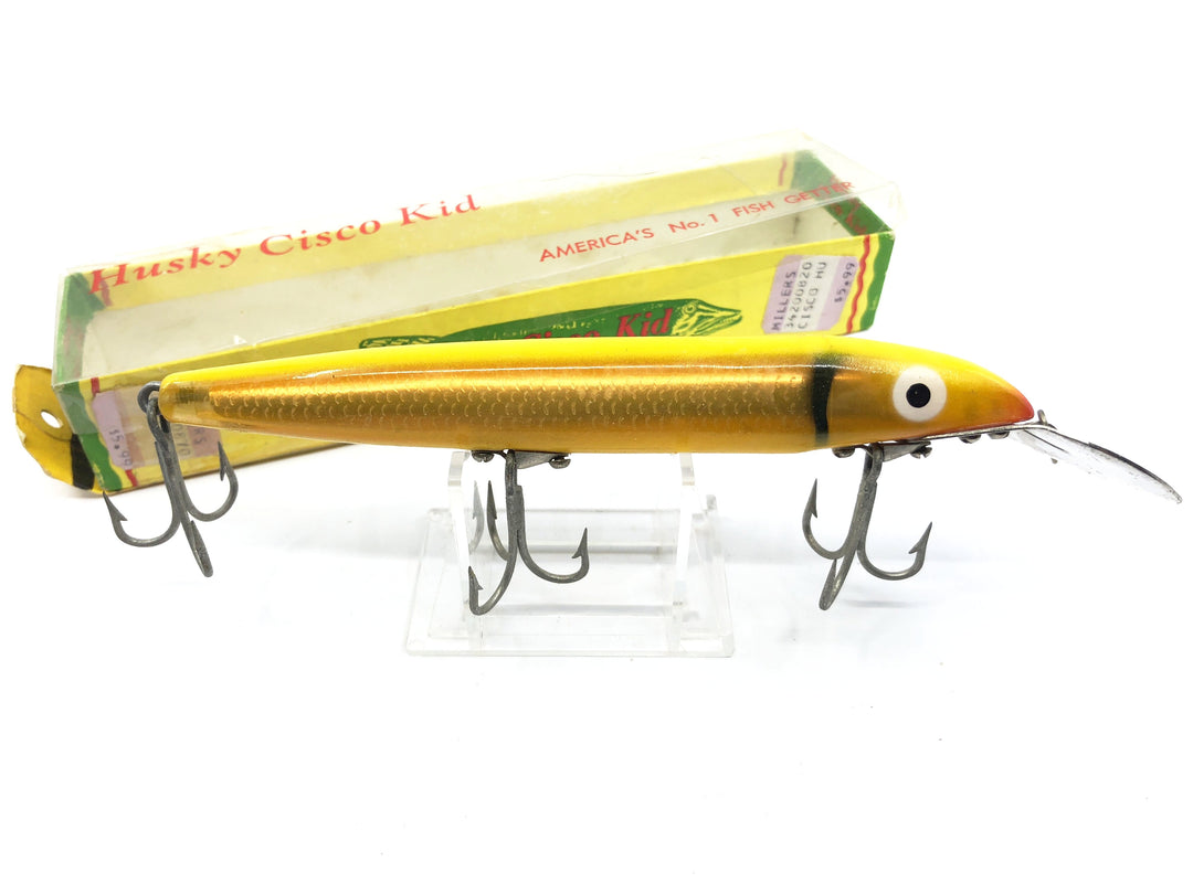 Husky Cisco Kid Musky Lure Yellow Shad Color with Box