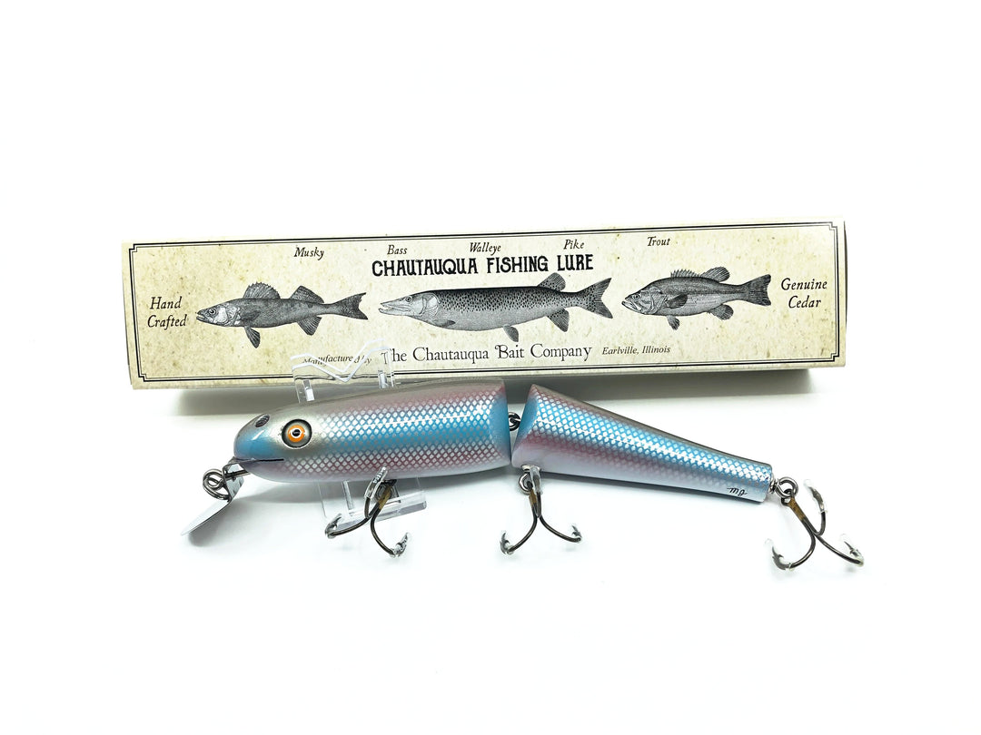 Jointed Chautauqua 8" Minnow Musky Cotton Candy Custom Color