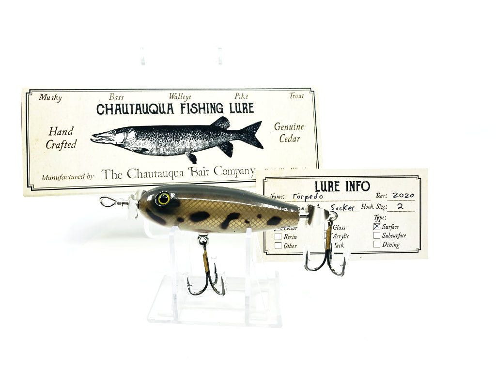 Chautauqua Special Order Wooden Torpedo in Spotted Sucker Color 2020