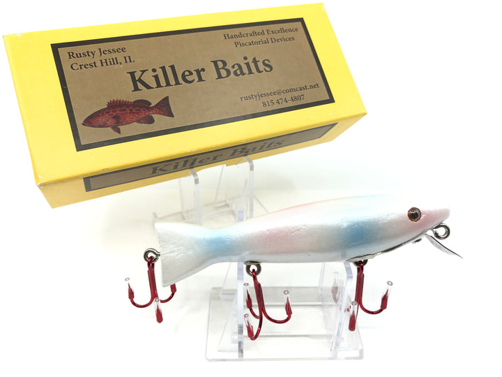 Rusty Jessee Killer Baits Trout Caster Model in Pearl Color 2019