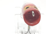 Chautauqua Glass Eyed Popper Wooden Lure in Red and White Color