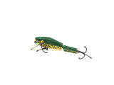 L & S Minnow Bass-Master Model 15, Green Back/Speckled Color, Opaque Eyes