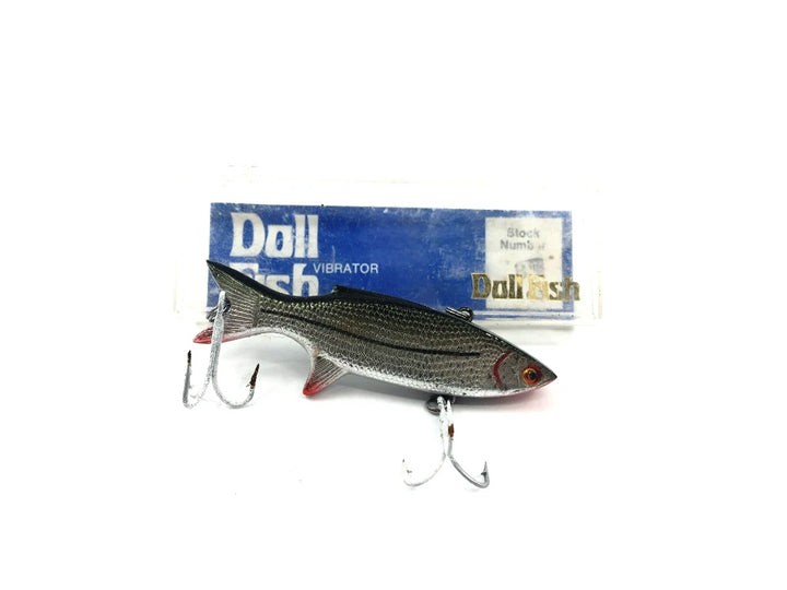 Doll Fish V81 Silver and Green Minnow New in Box Old Stock