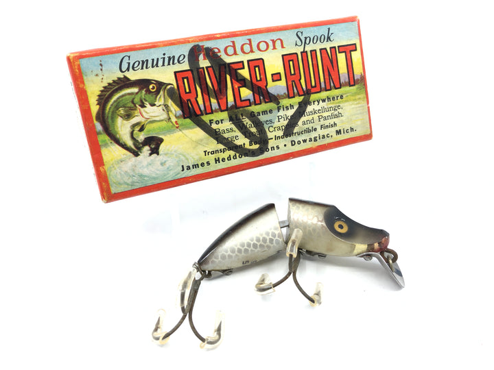 Heddon Jointed Sinking River Runt 9330 P Shiner Scale Color with Box