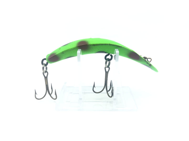 T4 Helin Flatfish Green with Black and Red Spots