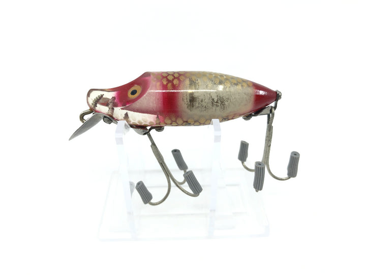 Heddon River Runt Spook Sinker Fish Flash 9110FF-GR Gold Reflector Red Scale