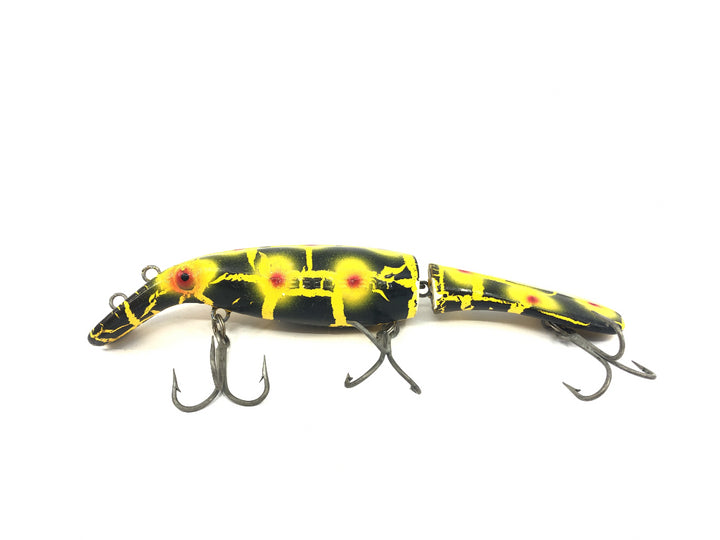Drifter Tackle The Believer 8" Jointed Musky Lure Yellow Splatter Frog Color