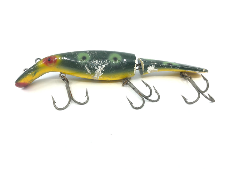 Drifter Tackle The Believer 8" Jointed Musky Lure Color 01 Dark Frog
