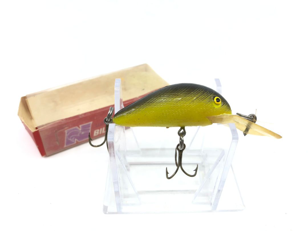 Bill Norman Little Scooper in Chartreuse with Black Back Color New in Red Box