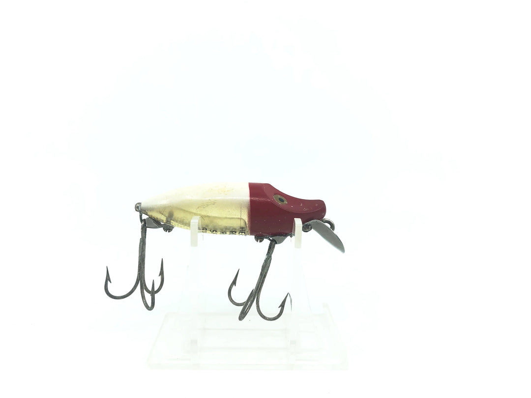 Heddon River Runt Spook Sinker 9110 RH Red Head White Body Color