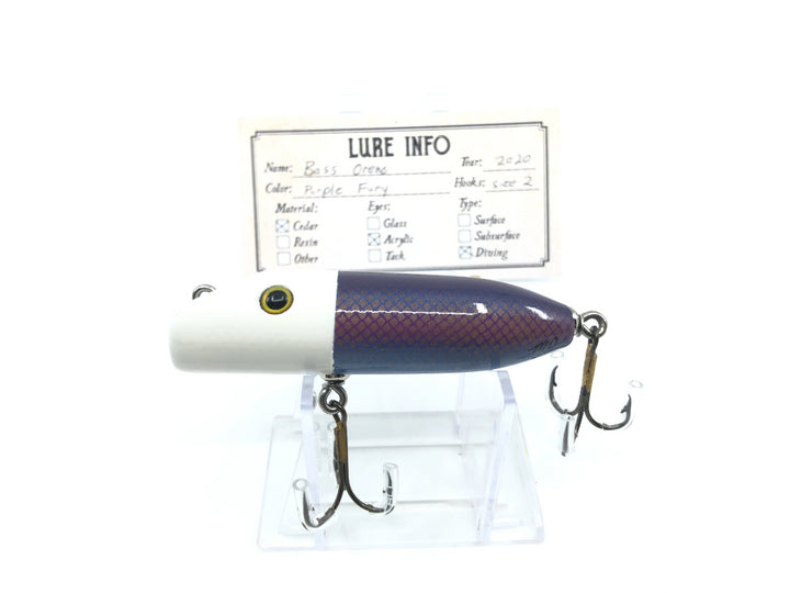 Chautauqua Bass Oreno Purple Fury Color 2020 Model Special Order