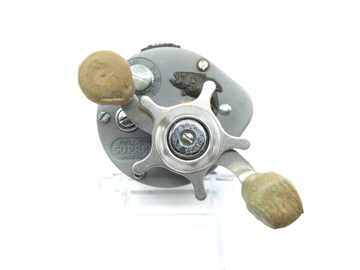 Pflueger Supreme Reel Jumping Fish on Side