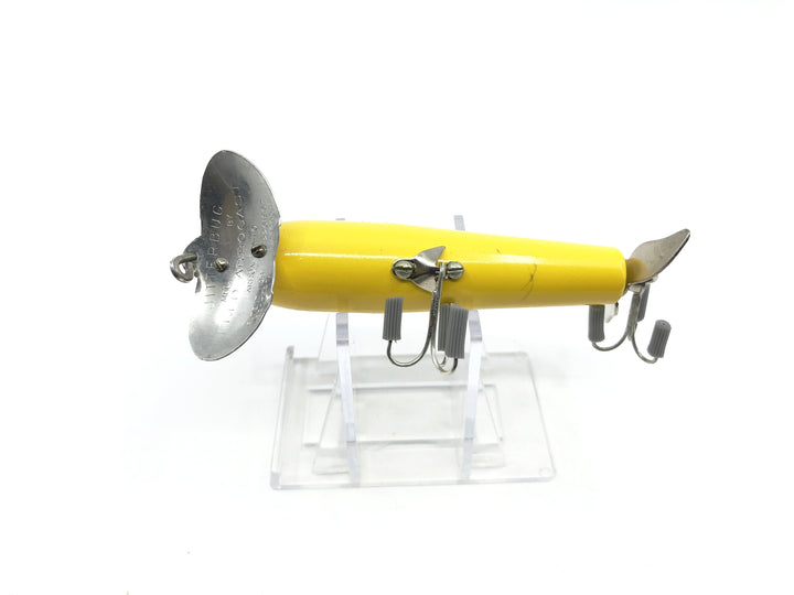 Arbogast Jittersitck Yellow with Gray Ribs Color
