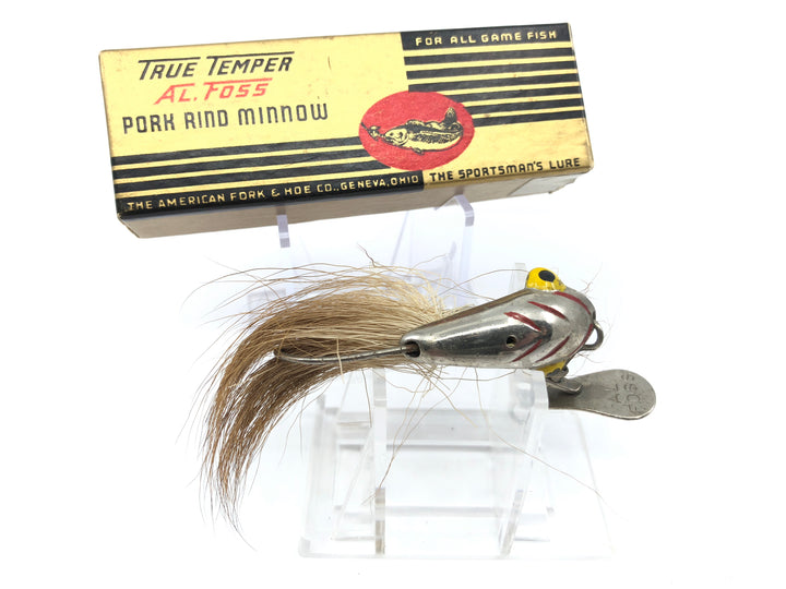 Al Foss True Temper Pork Rind Minnow with Box