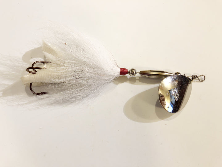 Musky Buster Bucktail White Spinner Like New