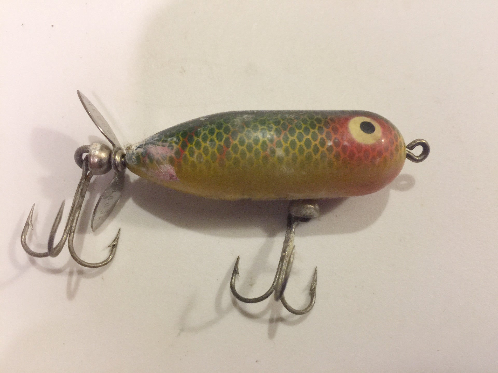 LEURRE DE PÊCHE U7054 F HEDDON MINUSCULE TORPILLE NOIRE