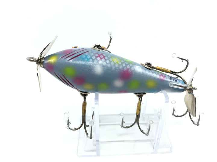 Chautauqua Special Order Wooden 5 Hook Minnow in Confetti Color