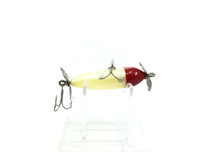 Creek Chub 9500 Spinning Injured Minnow, Red/White Color 9502