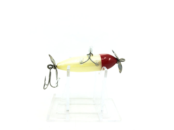 Creek Chub 9500 Spinning Injured Minnow, Red/White Color 9502