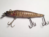 Creek Chub 700 Pikie Wooden Lure Glass Eyes Warrior DLT