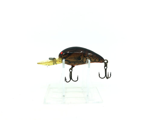 Vieux Leurre De Pêche Bomber Model A 6A, Couleur Crawdad Marron, 2 1/8 Pouces, Crankbait Vintage