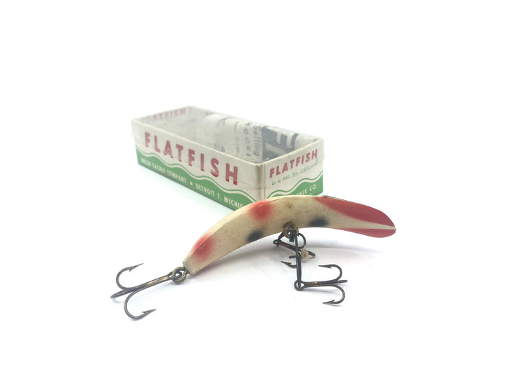 Helin Flatfish X5-WB in Black Strawberry Color a Black top White Body and Red Spots with Box and Paperwork
