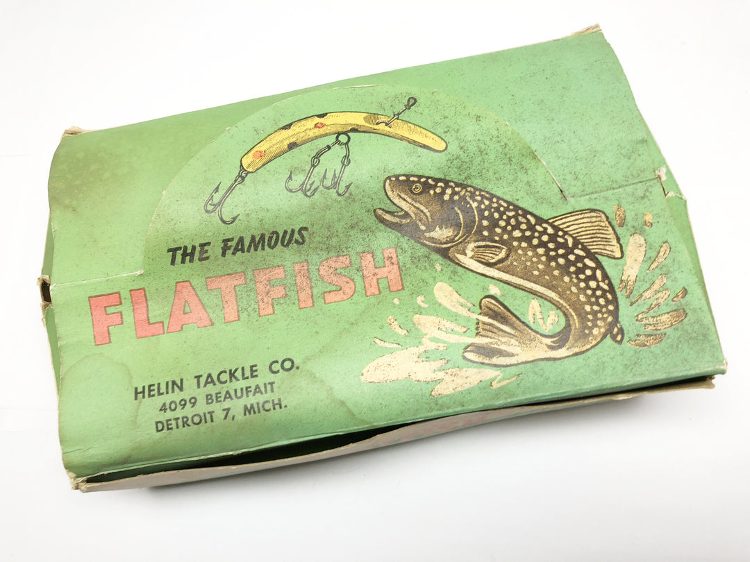 Helin Flatfish Dealer Box of 12 X5 CD Coach Dog Color Lures