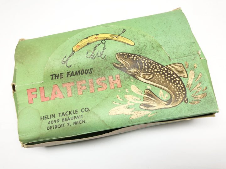 Helin Flatfish Dealer Box of 12 X5 CD Coach Dog Color Lures