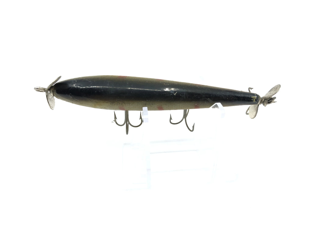 Smithwick Devil's Horse Gold with Red Ribs Wooden Lure