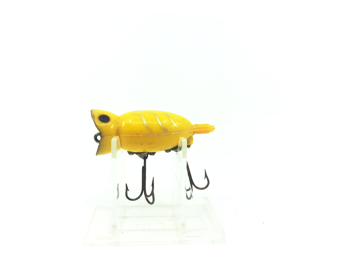 Arbogast Hula Popper Yellow Shore Early Plastic