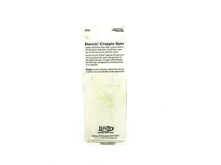 Lindy Bill Dance Dancin' Crappie Spin Jig, Green/Yellow Color