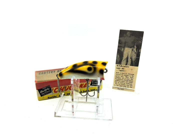 Kautzky Lazy Ike Chug Ike KC2-YBS Yellow/Black Spots Color