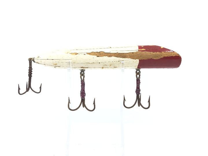 Bass Oreno Type Lure Musky Lure Red and White