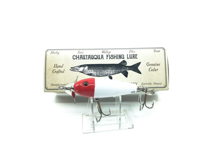 Chautauqua Special Order Wooden Turbo Torpedo in Red & White Color