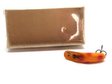 At about 1 1/2" long this lure is in good condition with come wear at the end of the lure. This lure would still look great in your collection or tackle box. See photos. 