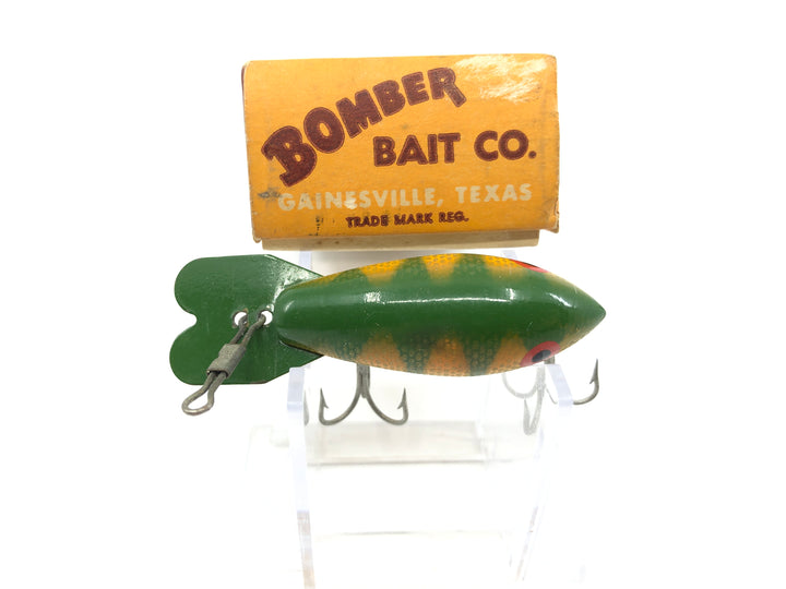 Vintage Wooden Bomber 307 Perch Color with Two Piece Cardboard Box
