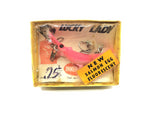 Lucky Lady Lure in Box with Inner Glow New Salmon Egg Fluorescent Old Stock