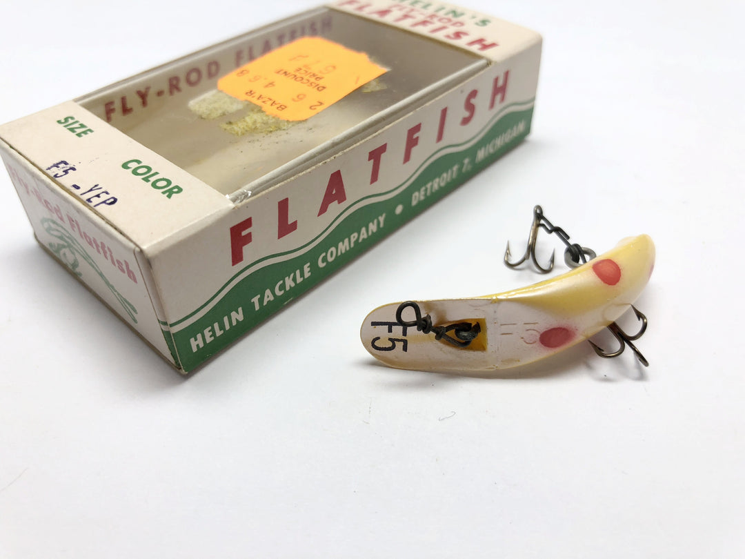 Helin Fly-Rod Flatfish F5 YEP Yellow Pearl Color New in Box