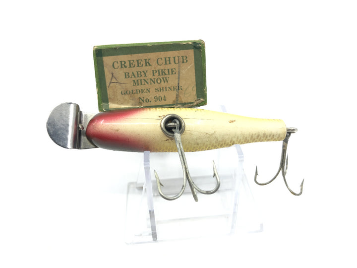 Creek Chub 904 Baby Pikie in Rare NRA Stamped Box Golden Shiner Color